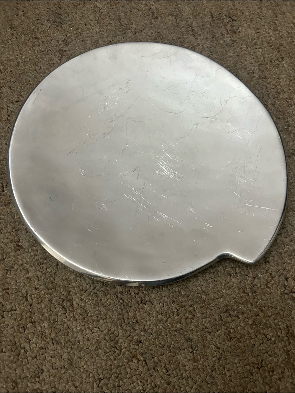 Vintage Nambe Platter #631 1995 Spiral Design 11” Diameter